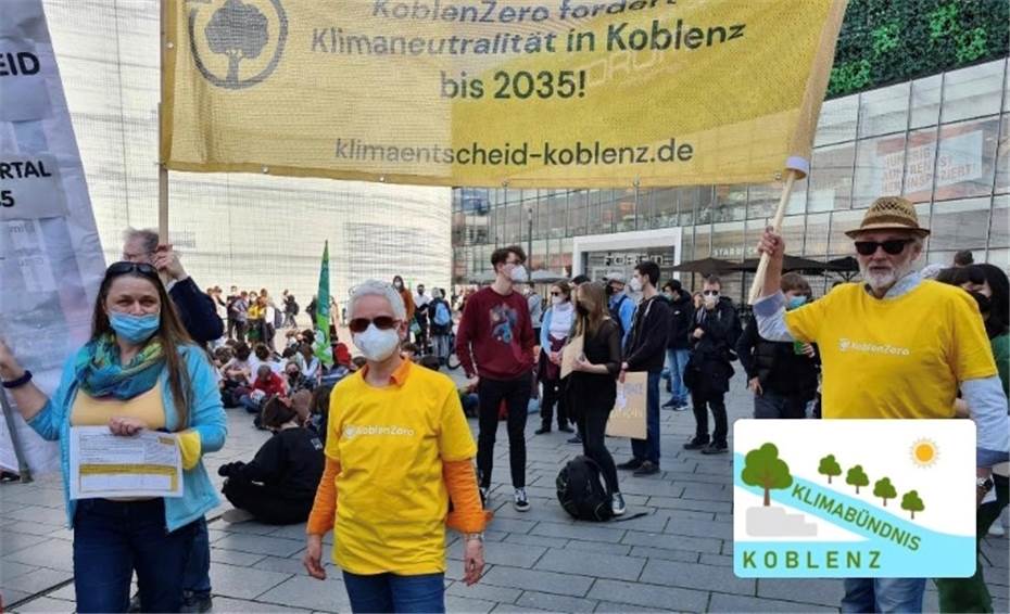 Aufstellung und Gründung
eines Klimabündnisses für Koblenz