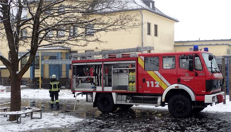 : Am 22.03.2018 fand eine Alarmübung in der Grundschule Anhausen statt. privat