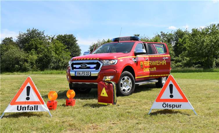 : Die Grafschafter Feuerwehr ist auch in Zeiten von Corona einsatzbereit für die Bürgerinnen und Bürger. Foto: Elisabeth Prange