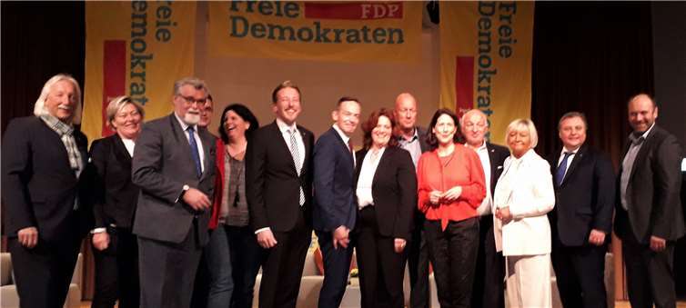 : Die gesamte Führungsspitze der rheinland-pfälzischen FDP war zum Neujahrsempfang gekommen. Fotos: D.Herminghaus