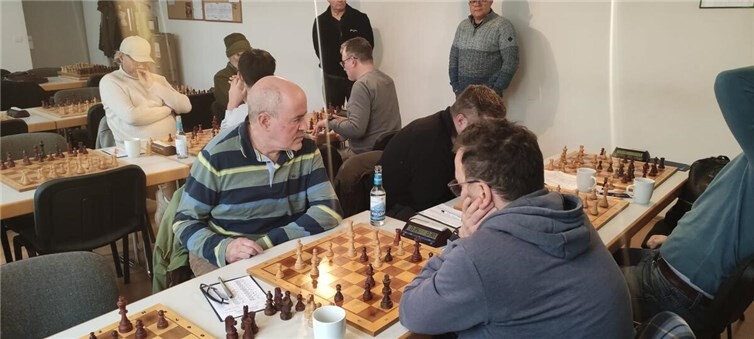  Erwin See (vorne links) gewann zweimal