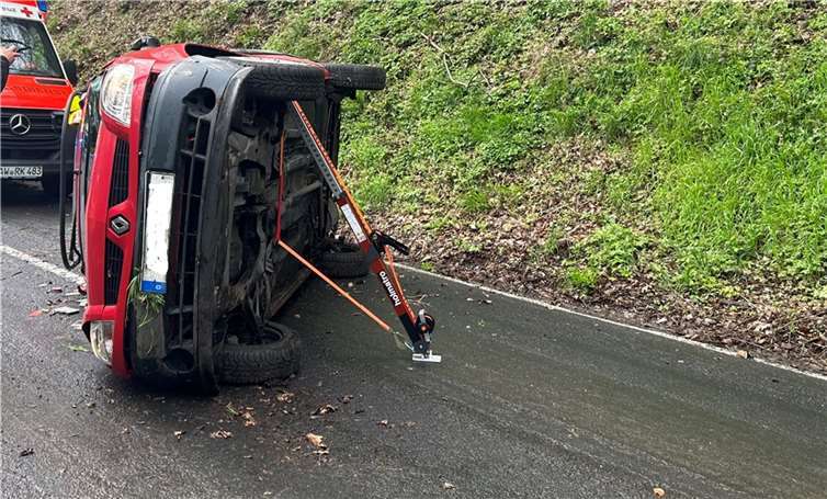 Schwerer Unfall bei Gönnersdorf Foto: Feuerwehr VG Bresig