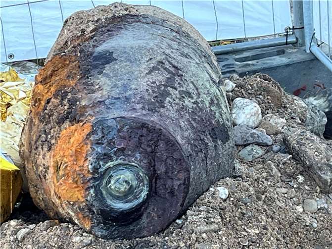Fliegerbombe in Urbar entschärft: Anwohner können zurück in ihre Häuser Foto: VG Vallendar / Bürgermeister Adolf T. Schneider