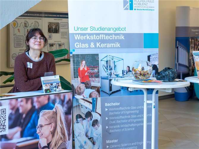 : Interessierte konnten sich rund ums Studium an der Hochschule Koblenz informieren. Foto: Hochschule Koblenz/ Martin Lisek