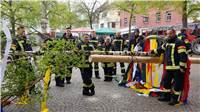  Maibaum-Aufstellung in Remagen.