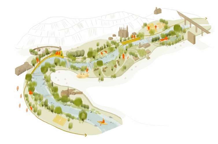 Bad Neuenahr-Ahrweiler: Masterplan für Uferzonen vorgestellt Quelle: © Atelier Loidl Landschaftsarchitekten Berlin GmbH