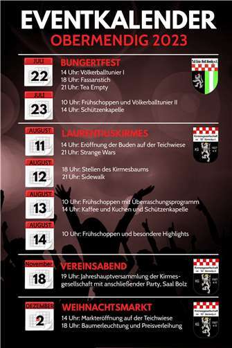  Quelle: Kirmesgesellschaft Obermendig und TuS Grün-Weiß Mendig