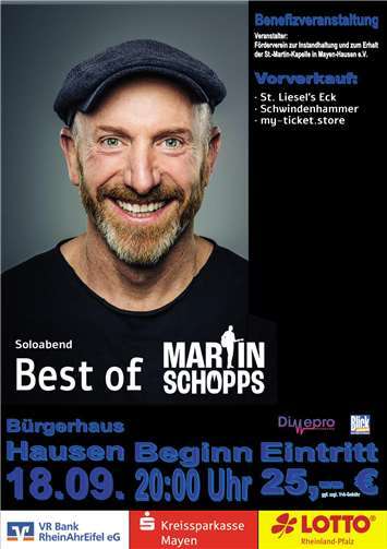 Martin Schopps im Hausener Bürgerhaus Quelle: Veranstalter