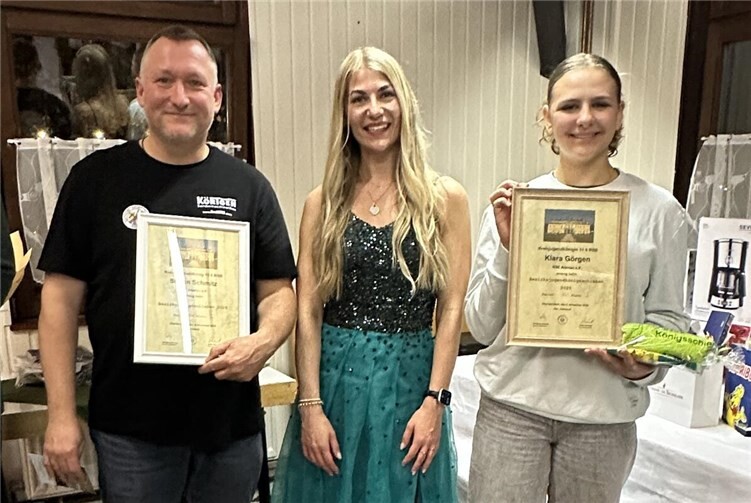  Stefan Schmitz und Klara Görgen mit der amtierende. „Loreley“. Foto: privat