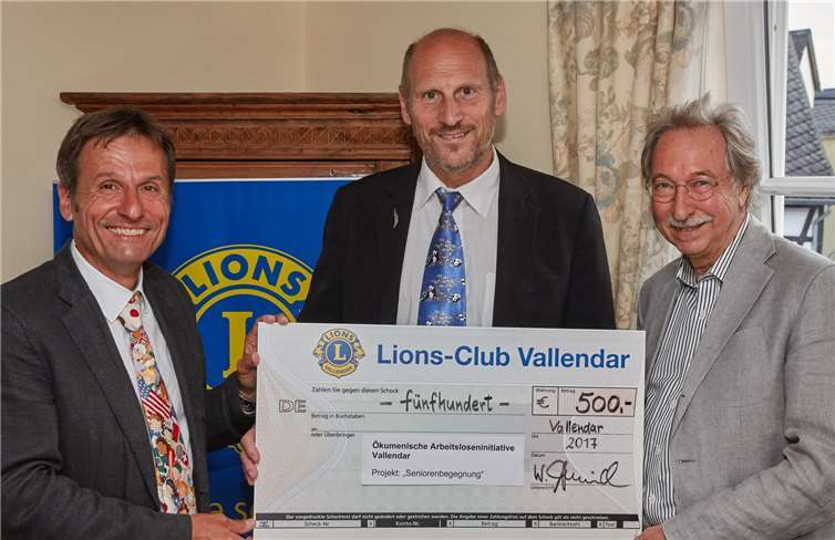 ... sowie an Holger Hachen und Wilfried Münz (beide Seniorenbegegnung Vallendar).