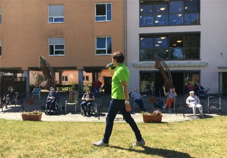 … und des Alten- und Pflegeheims Marienstift in Mendig.Fotos: SWR / Jonathan Malkmus