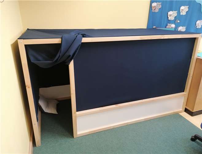 .. und eine gemütlichen Höhle.