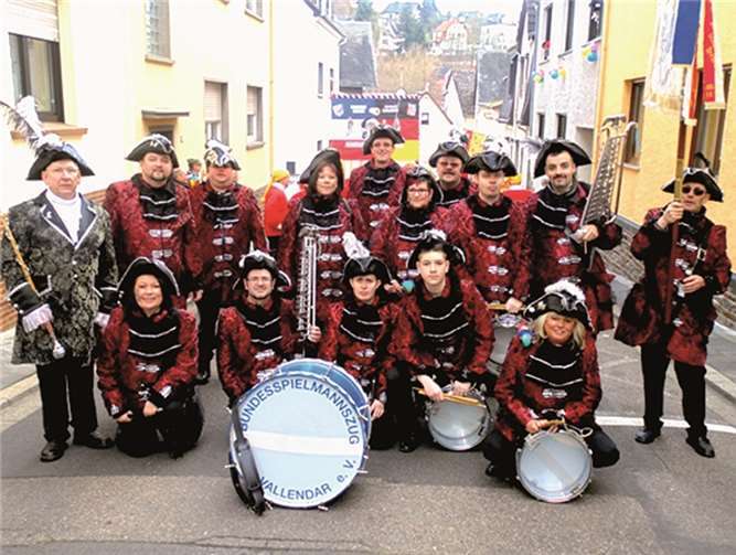 … und während des Karnevalsumzuges in Vallendar.