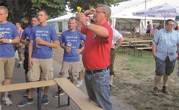 ... während Karl-Josef einfach nicht genug bekommen konnte.Sabine Reichert