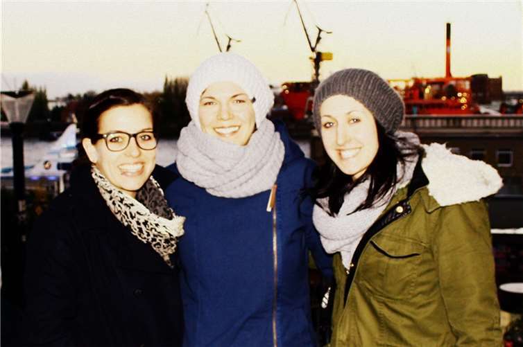 ... während Nadja Zimmermann, Eva Frank und Svenja Huber Hamburg eroberten. SHU