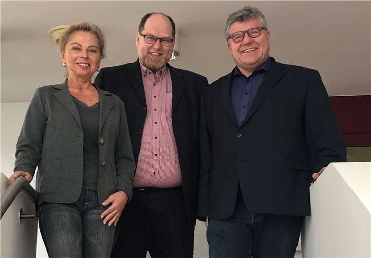 1. Kreisbeigeordneter Michael Mahlert, Zweckverbandsdirektor Thorsten Müller und Abteilungsleiterin Helga Zoltowski (v. l. n. r.).Foto: privat