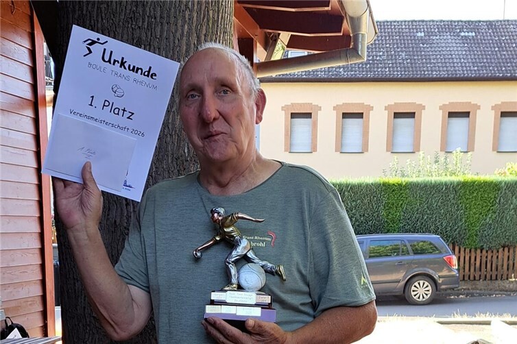 1. Platz belegte Günter Kutzner