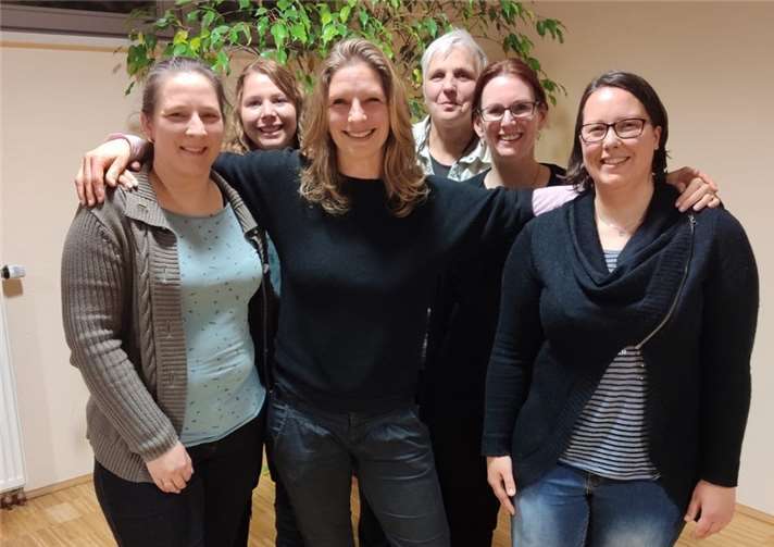 1. Reihe v.l. Birgit Köpping, Christina Schnettker, Eileen Hebecker; 2. Reihe v.l.: Sonja Jücker, Regine Spohner, Jennifer Pollmann. Foto: privat