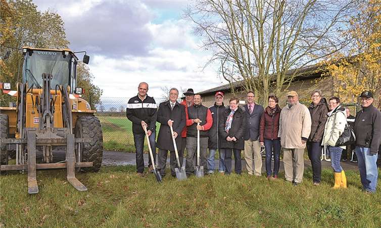 1. Spatenstich - neue Sportanlage Buschhoven-Morenhoven - hier will der Gemeindesportverband künftig mitreden.