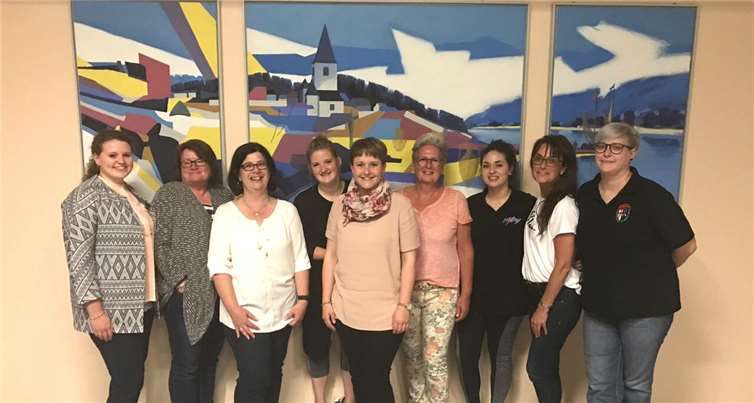 1. Vorsitzende. Regina Engel, 2. Vorsitzende Kathrin Ketelhut, 1. Kassiererin Anne Hansen, 2. Kassiererin Katharina Roth, 1. Schriftführerin Michaela Schäfer, 2. Schriftführerin Sabina Maistrovska, Beisitzerinnen Anke Thiel, Claudia Theisen und Jennifer Stutzke. Foto: privat