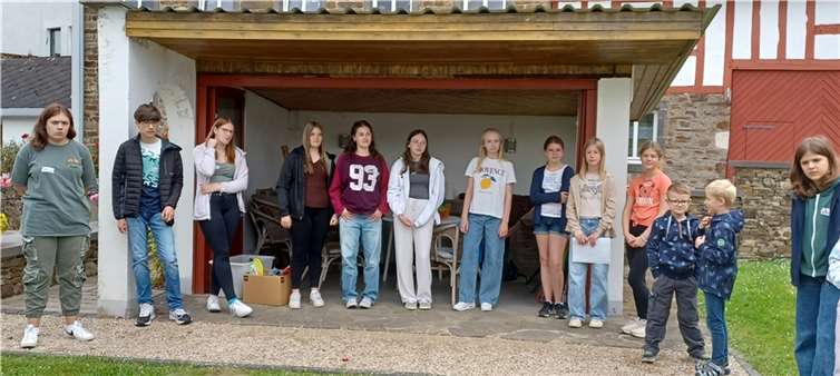 10 Jugendliche engagieren sich in Nachtsheim.  Fotos: Susanne Möckel-Lamberty