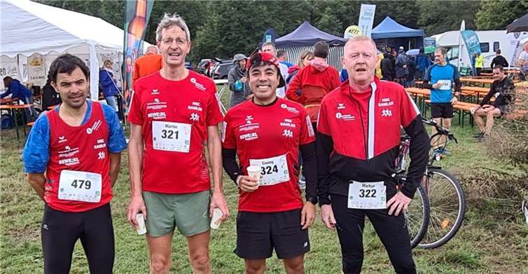10 km-Team, Platz 2 Teamwertung Tran-Schmitt-Berke.