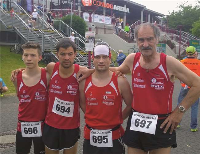 10.000 Meter ging es rund um die Conlog-Arena in Koblenz.privat