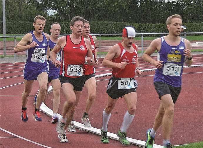 10.000 m - Silber-Team“ beim Stadtlauf Polch