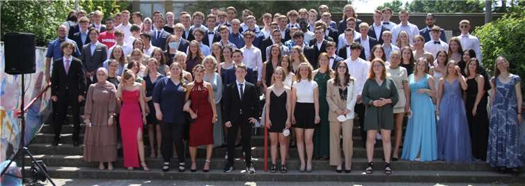 1023 glückliche Abiturienten und Abiturientinnen verließen mit dem Abitur in der Tasche "ihr Städti" in Richtung eines neuen Lebensabschnitts. Foto: Gerd Hänschke