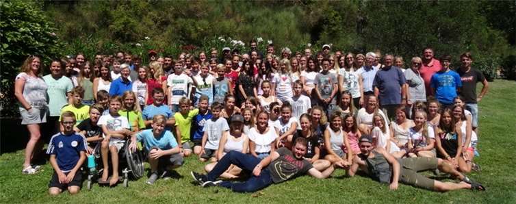 104 Jugendliche und Mitarbeitende aus sechs Kirchengemeinden nahmen teil. Privat