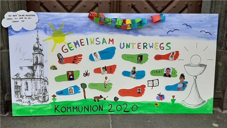 12 Kinder feiern in Saffig ihre 1. Heilige Kommunion. Foto: privat