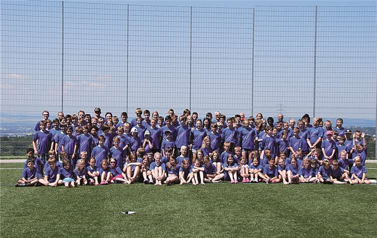 123 Kinder und Jugendliche nahmen an der Ferienfreizeit des TuS Immendorf teil.privat