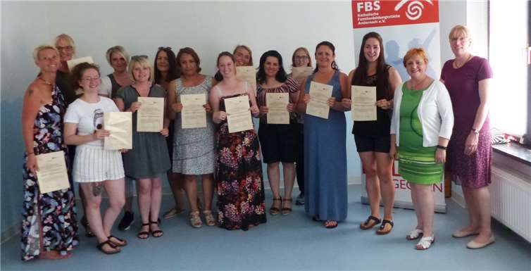 13 Absolventinnen nahmen erfolgreich am Qualifizierungskurs teil.Foto: privat