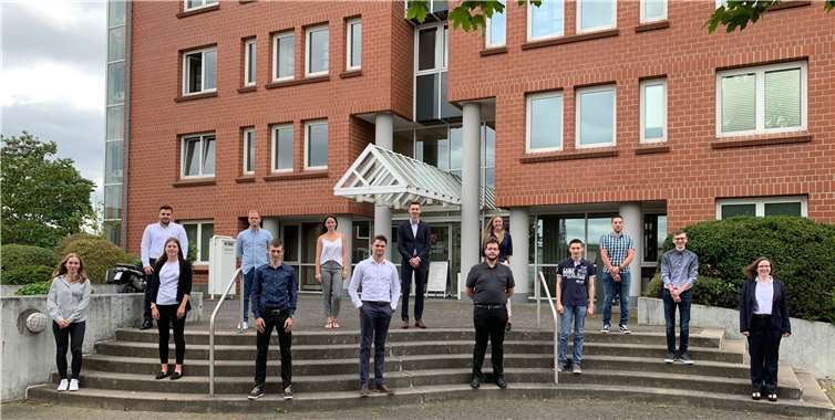 14 Nachwuchskräfte haben duales Studium beim Finanzamt Neuwied begonnen. Foto: Finanzamt