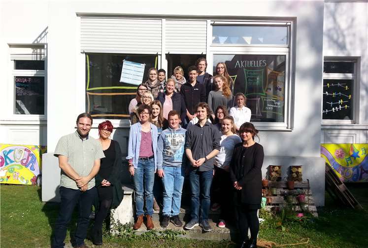 14 Schülersprecher der Schulen im Kreis Ahrweiler trafen sich in der OKUJA. privat