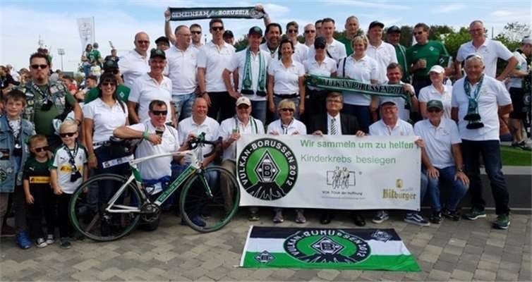 145km fuhren die Fußballfans mit dem Fahrrad ins Stadion - eine Event, dass die Beteiligten so schnell nicht wieder vergessen. fFoto: privat