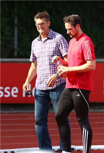 15 Jahre lang trainierte Kai Kazmirek (rechts) und Jörg Roos.
