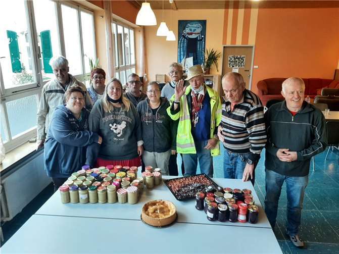 15 Kilogramm Obst wurden zu leckerem Brombeergelee und Birnenmus verarbeitet. Foto: privat