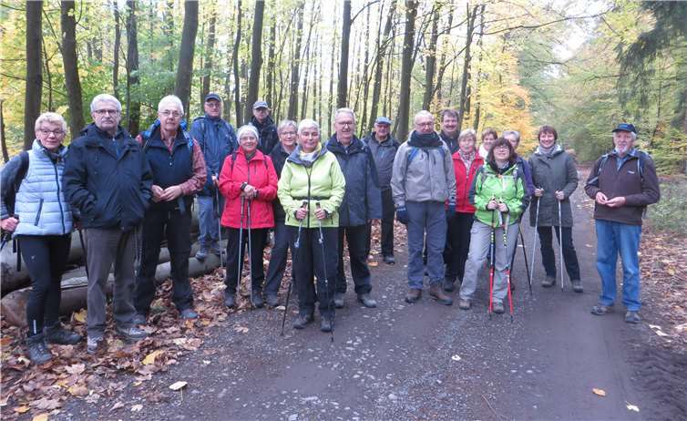 16 Kilometer legte die Wandergruppe zurück.privat