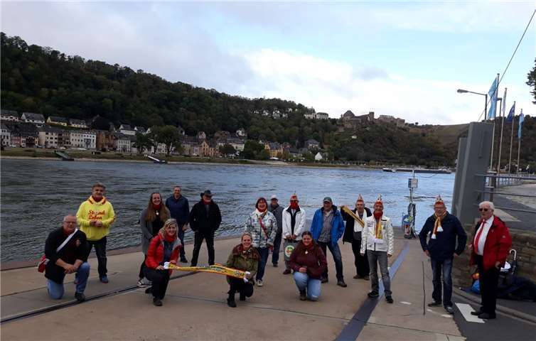 16 ehemalige Lahnsteiner Karnevalstollitäten gingen auf Tour.Foto: privat