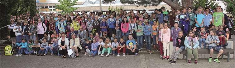 160 Schülerinnen und Schüler begannen das fünfte Schuljahr in der neuen Gesamtschule. STEIN