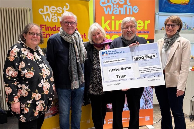 1600 Euro gehen an das Kinderhospizprojekt des Vereins.