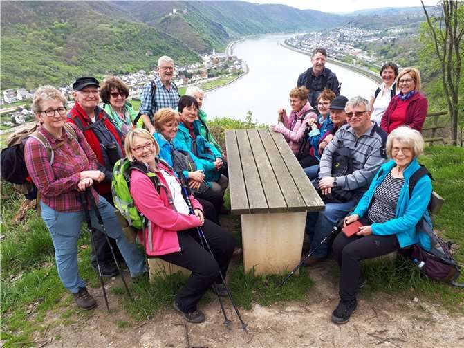 Eifelverein Sinzig unterwegs auf der Traumschleife Marienberg in Boppard 17 Wanderfreundinnen und -freunde des Eifelvereins Sinzig trafen sich. Foto: privat