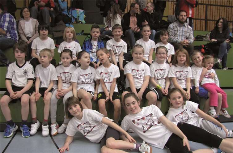18 Athleten waren nach Mayen gefahren, um sich dort mit anderen Mannschaften des Kreises zu messen.privat