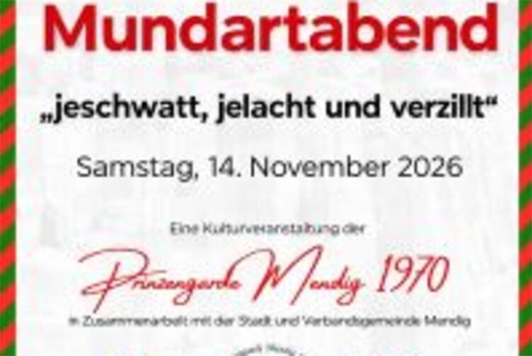 18. Mundarabend am 14.11.2026