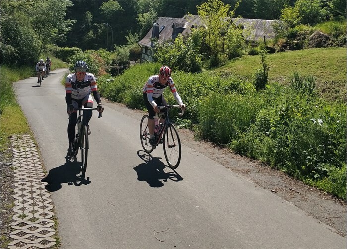 18 Radsportlerinnen und Radsportler stellten sich der Herausforderung der „Untermoselschleuder“.Foto: privat