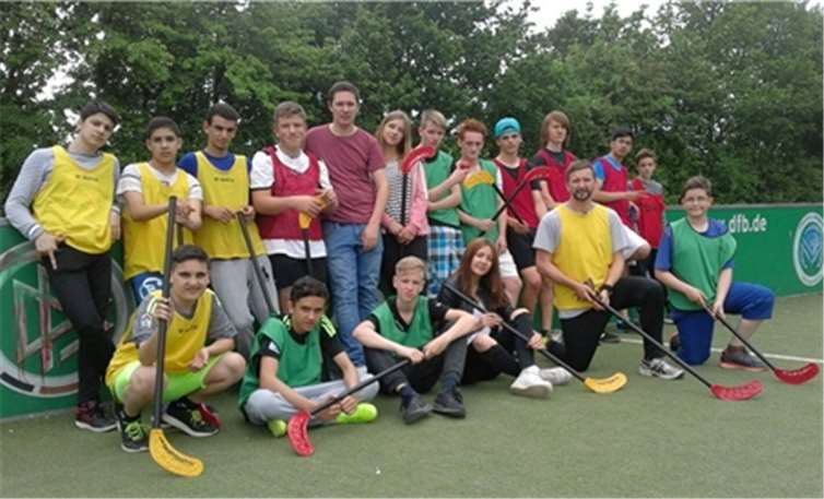 18 Schüler der Geschwister-Scholl-Hauptschule genossen sportliche Projekttage. Stadt Meckenheim