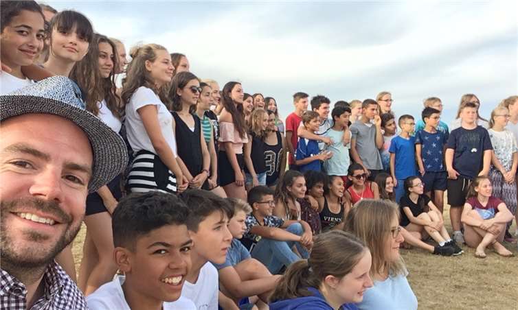 18 Wachtberger Jugendliche nahmen am Trinationalen Jugendcamp teil.