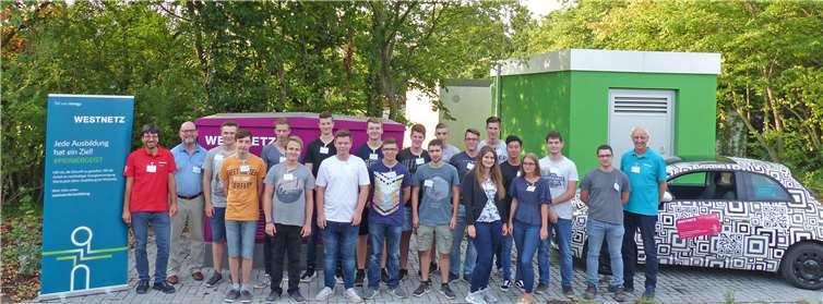 19 junge Menschen starteten beim Verteilnetzbetreiber Westnetz ins Berufsleben.innogy Saffig