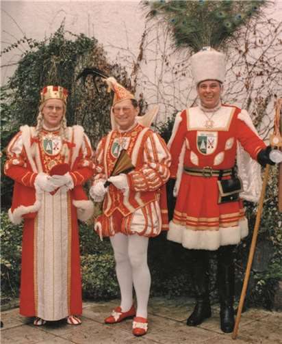 1997 konnte die KG Bad Breisig sogar ein Dreigestirn präsentieren.